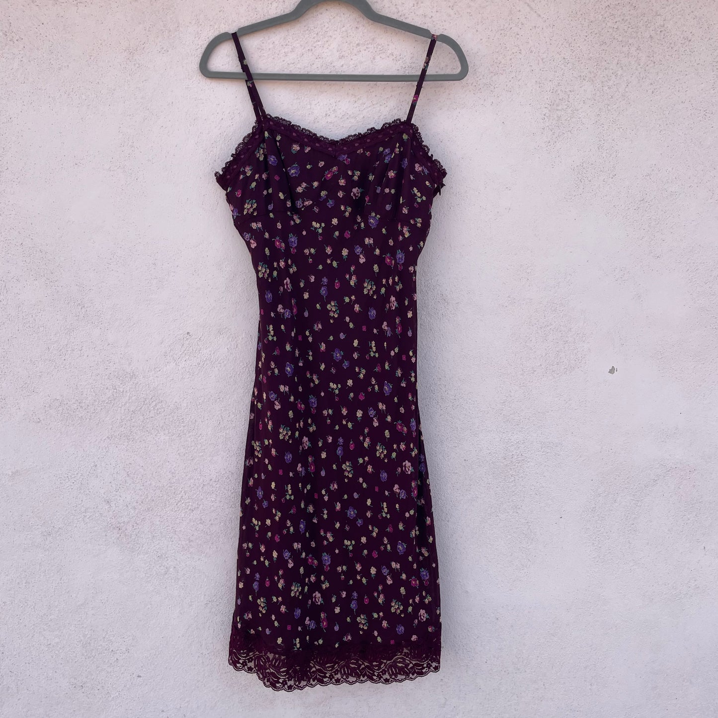 Slip dress 90s prugna