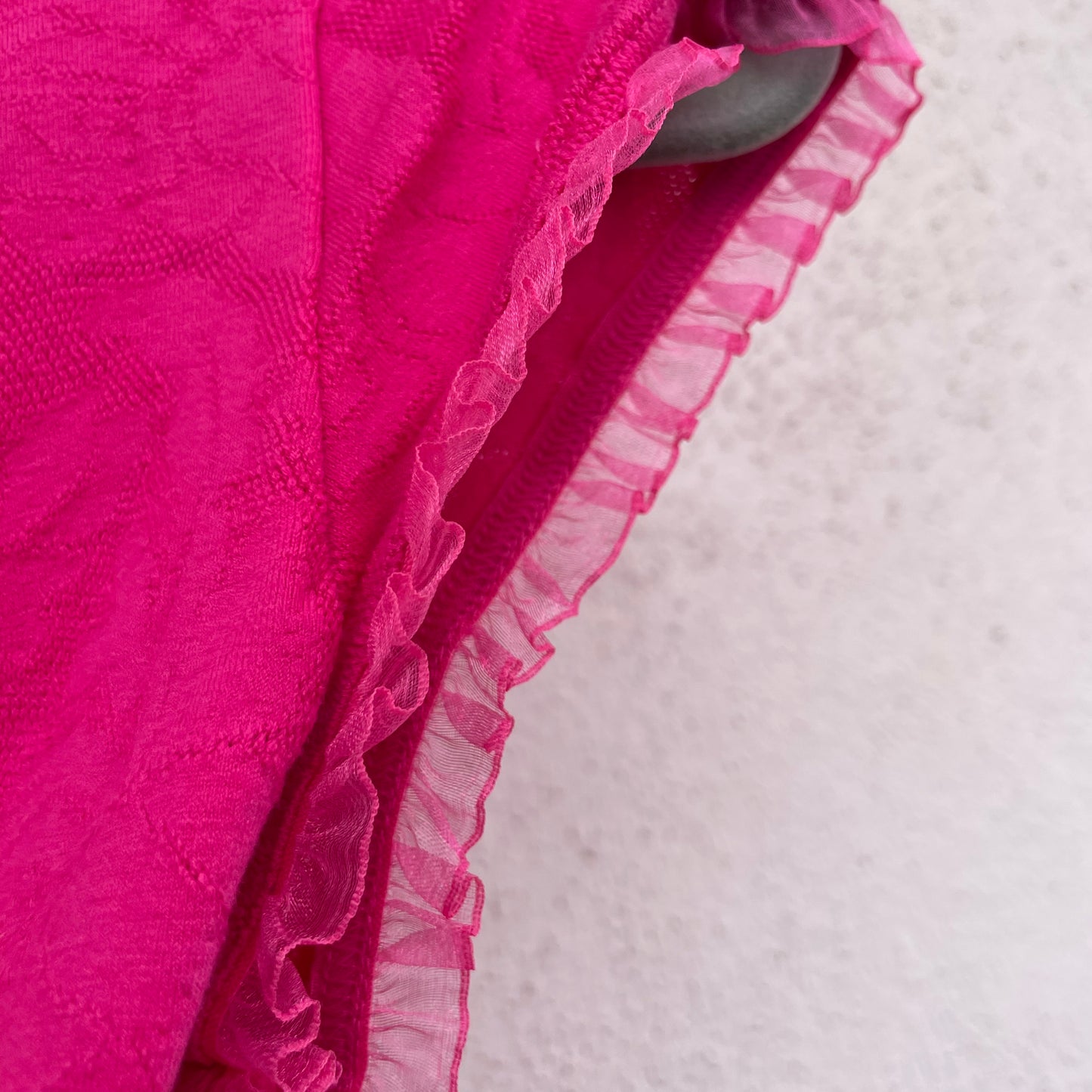 Body fucsia fiocchetto