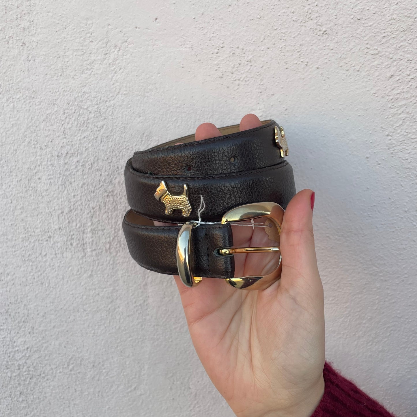 Cintura canetti marrone