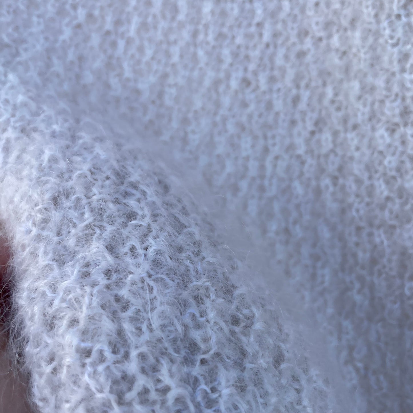 Gilet mohair nuvole