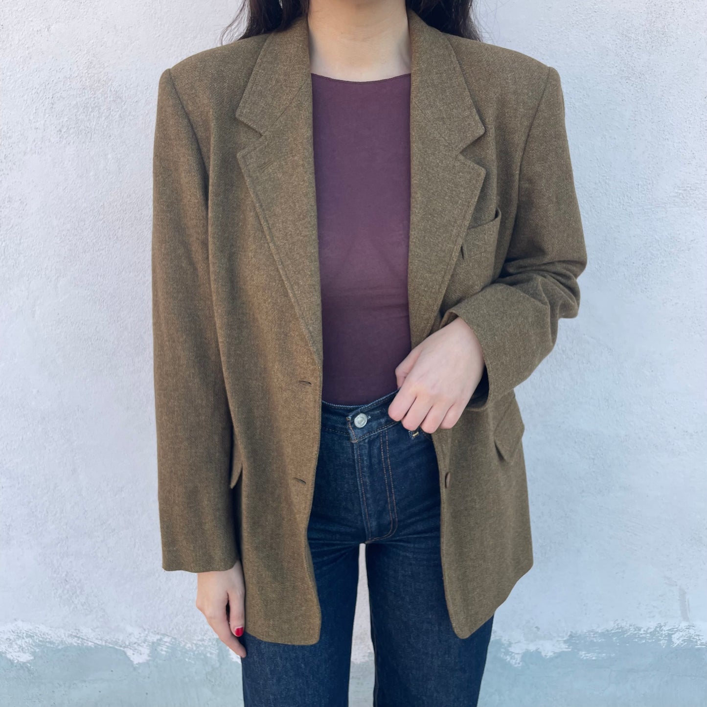 Blazer Max Mara oliva