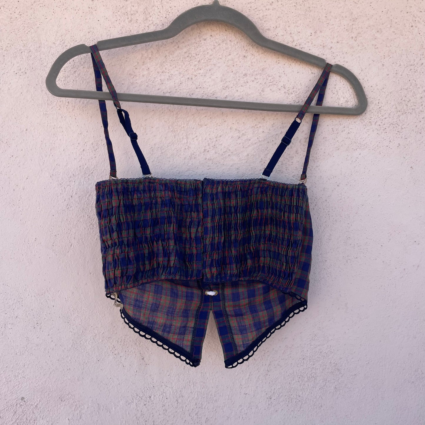 Top bustier Armani blu