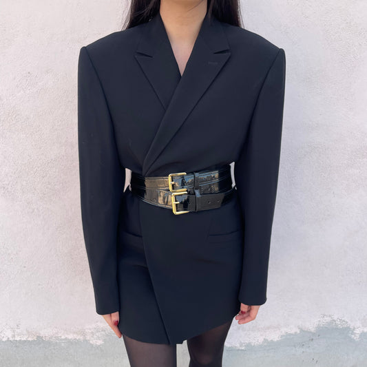 Blazer nero Pignatelli