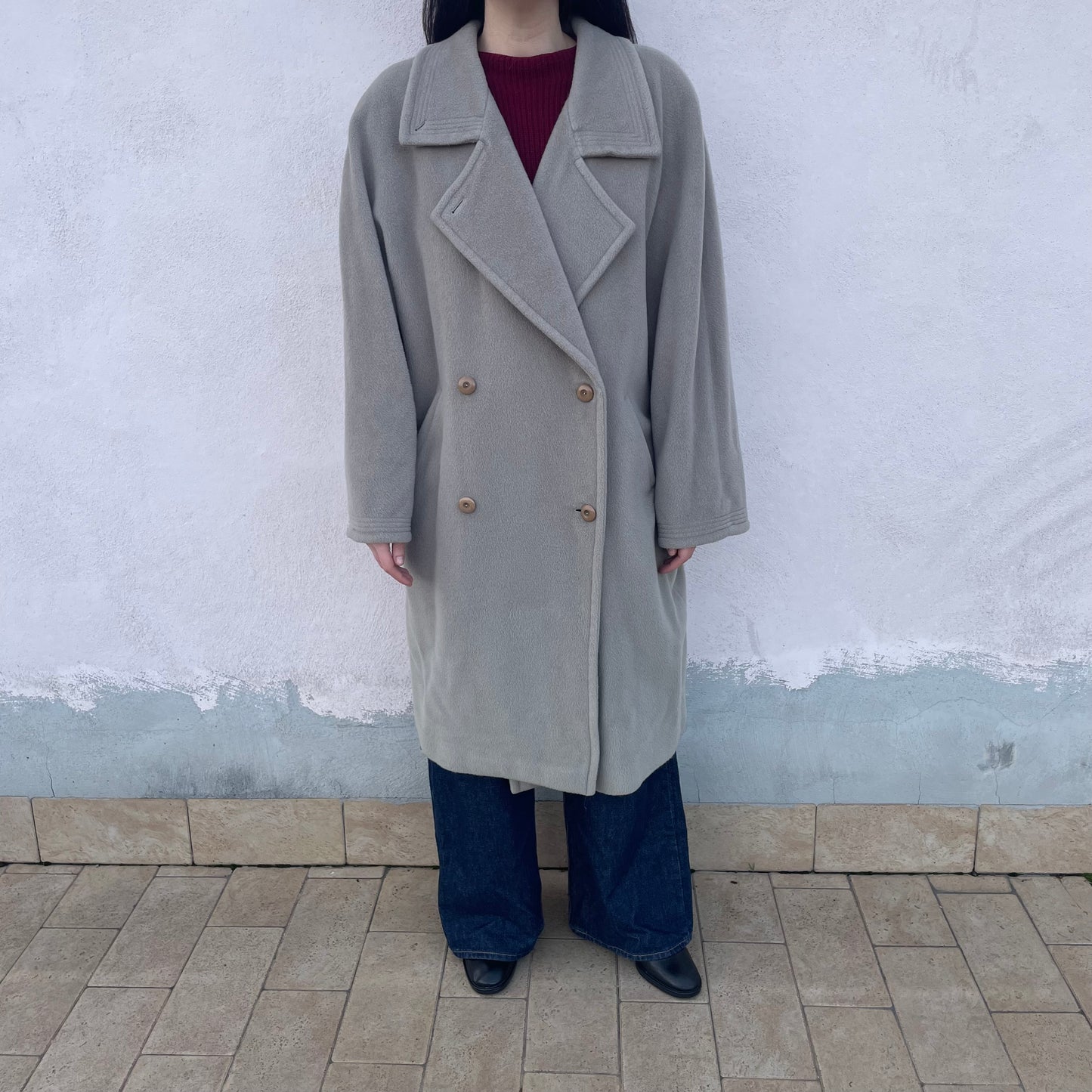 Cappotto greige Marella