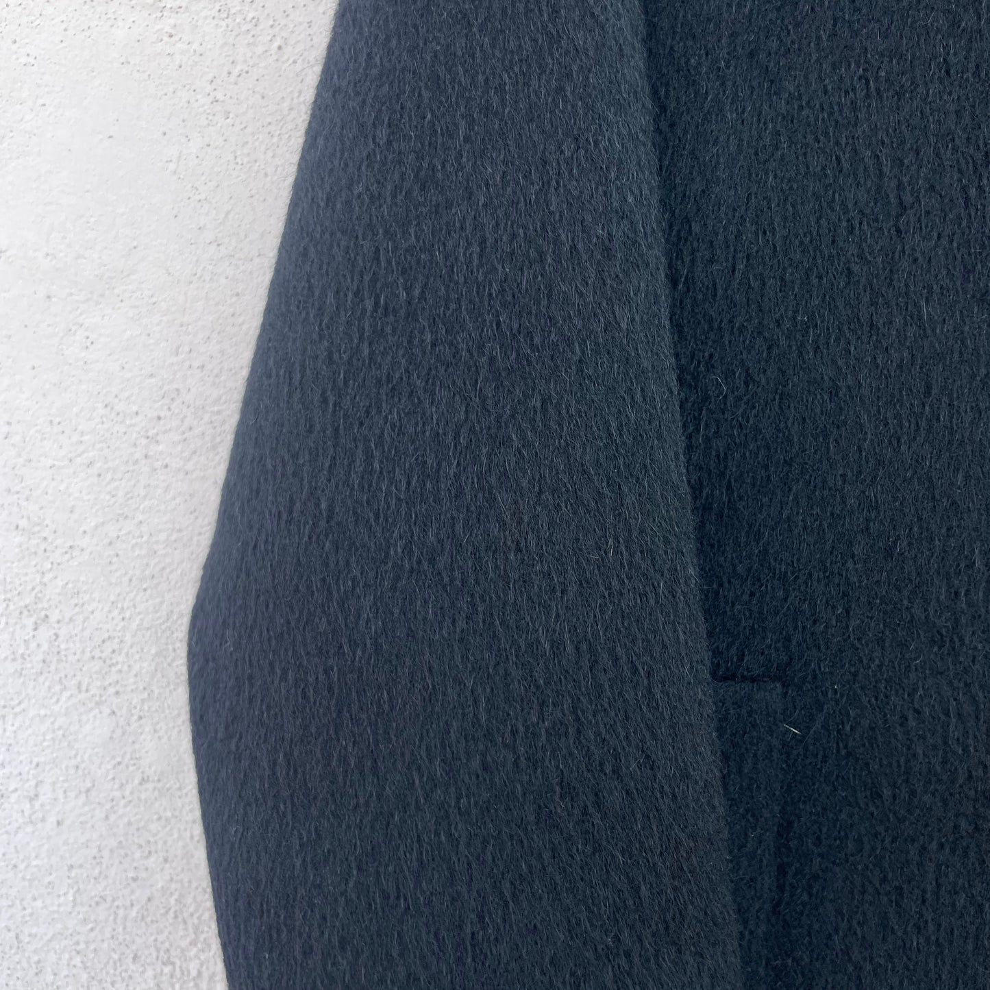 Cappotto alpaca nero