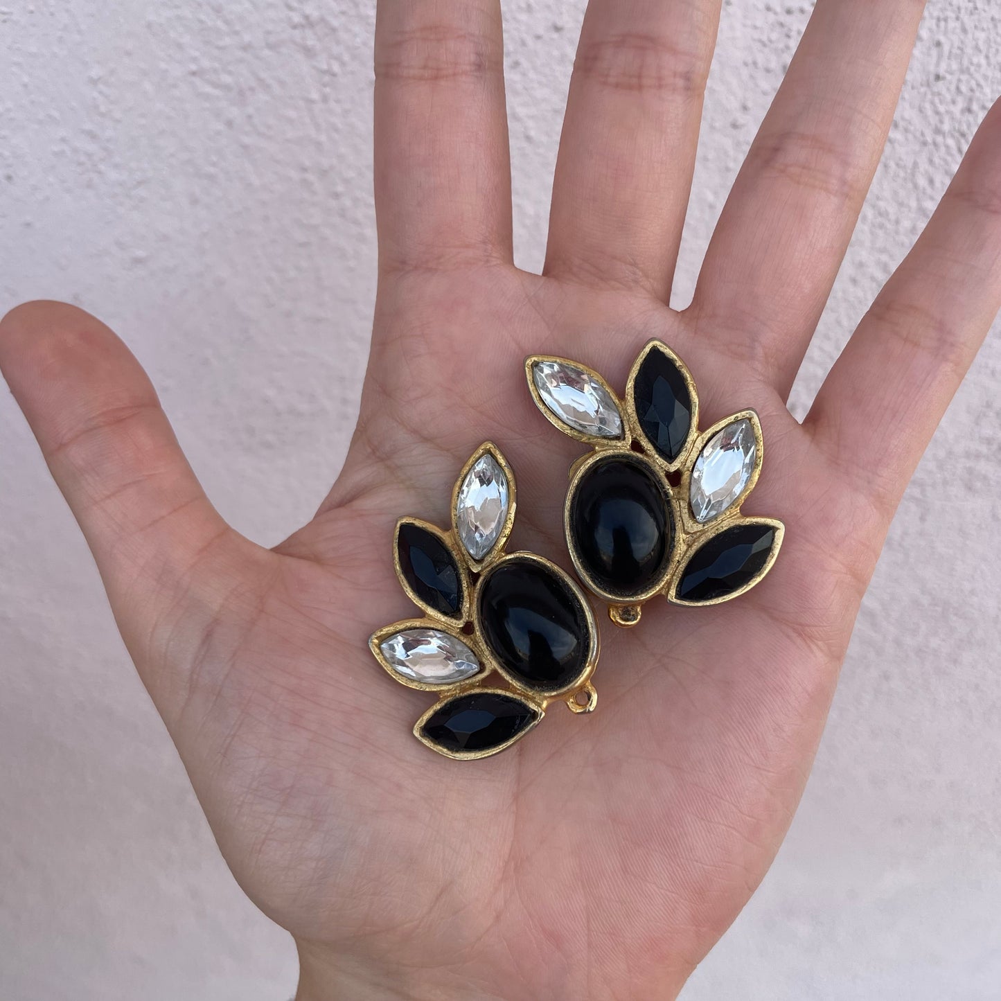 Orecchini pietre nere