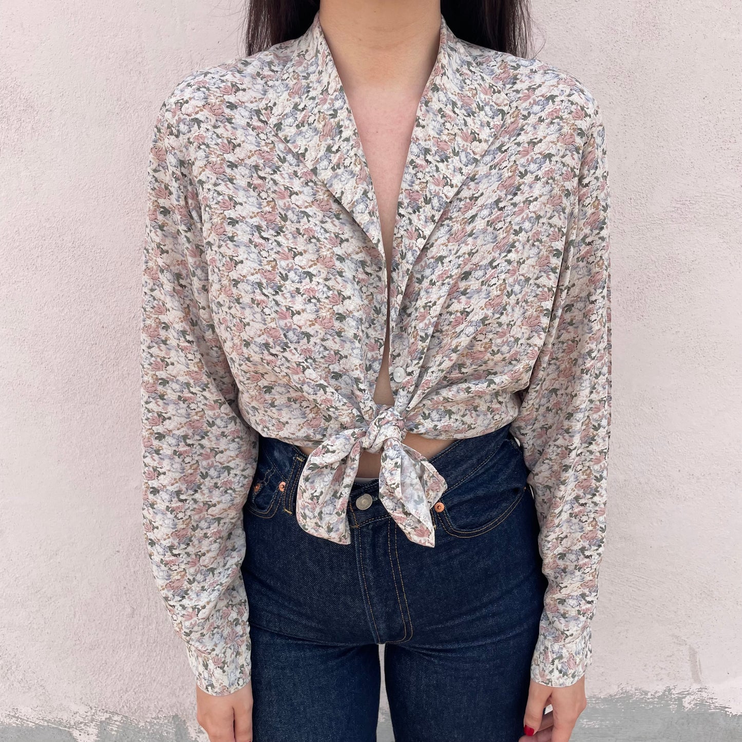 Camicia seta fiori Balloon