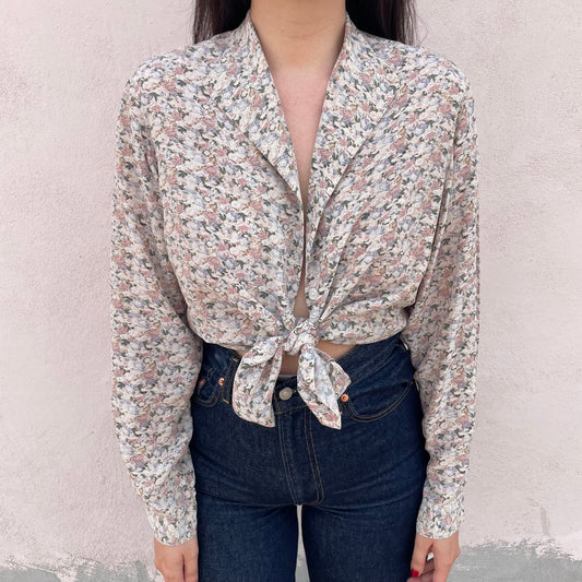 Camicia seta fiori Balloon