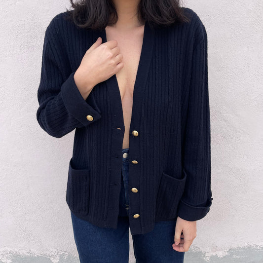 Cardigan blu Luisa Spagnoli