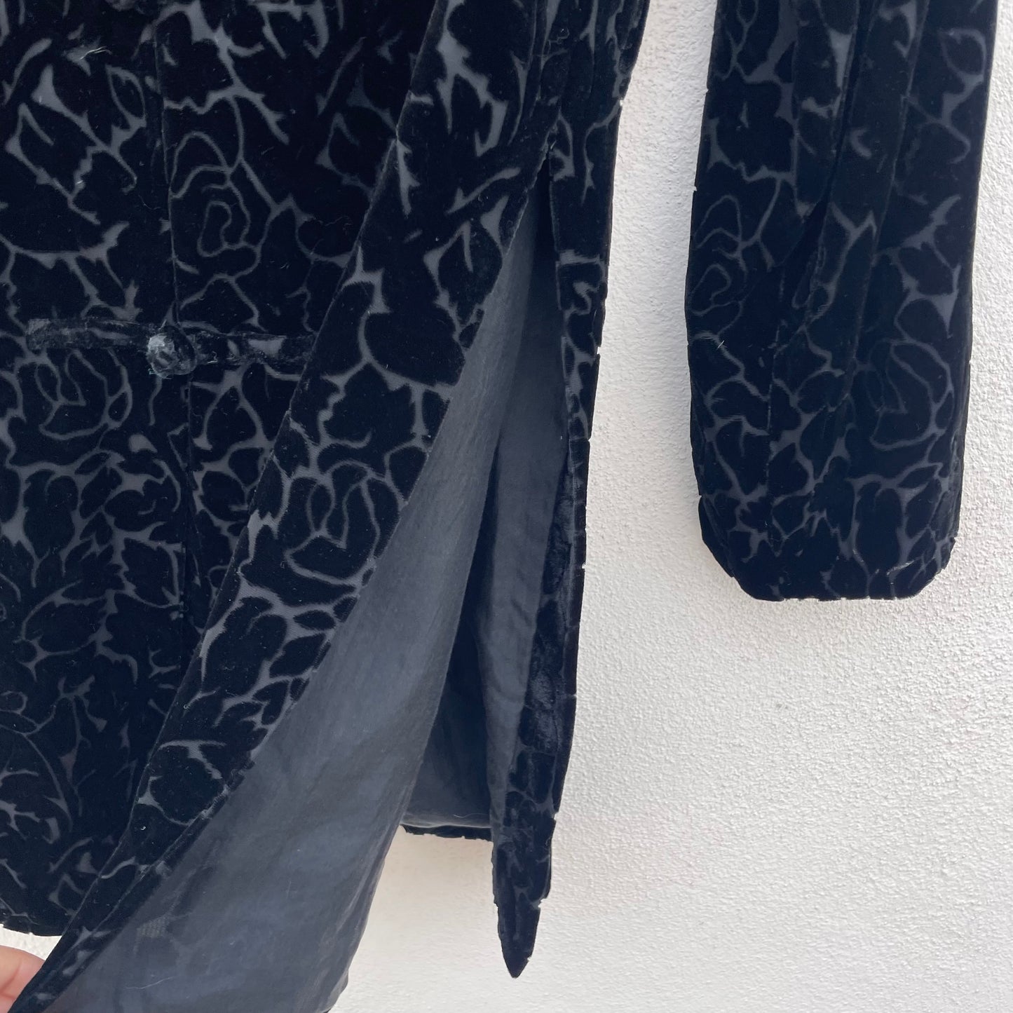 Soprabito velluto silk blend
