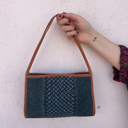 Borsa denim Armani