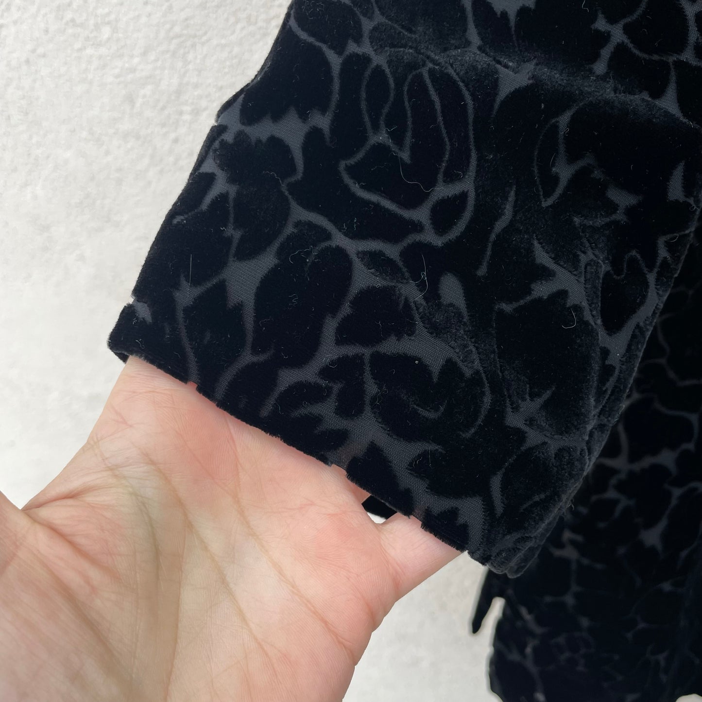 Soprabito velluto silk blend