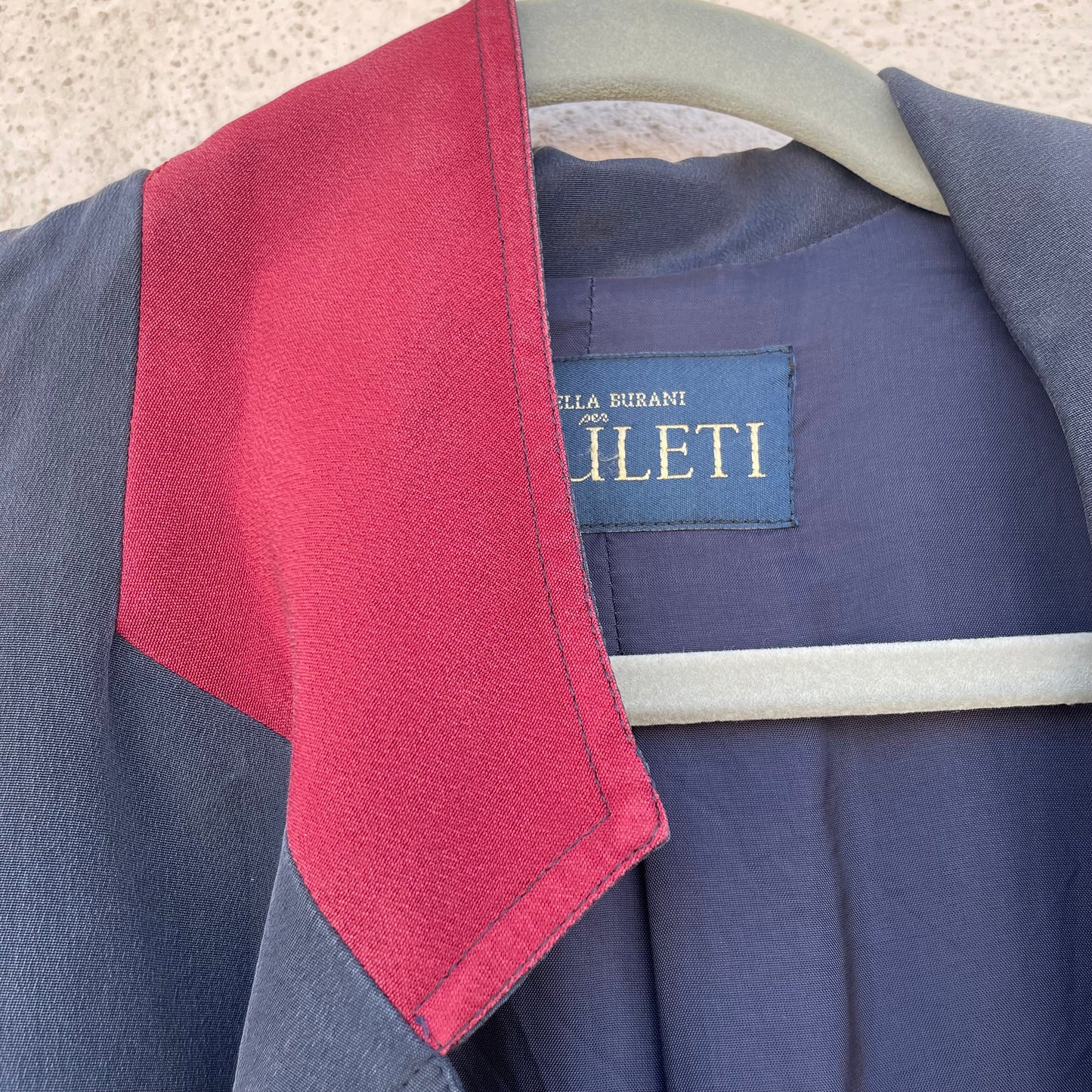 Blazer seta blu Mariella Burani