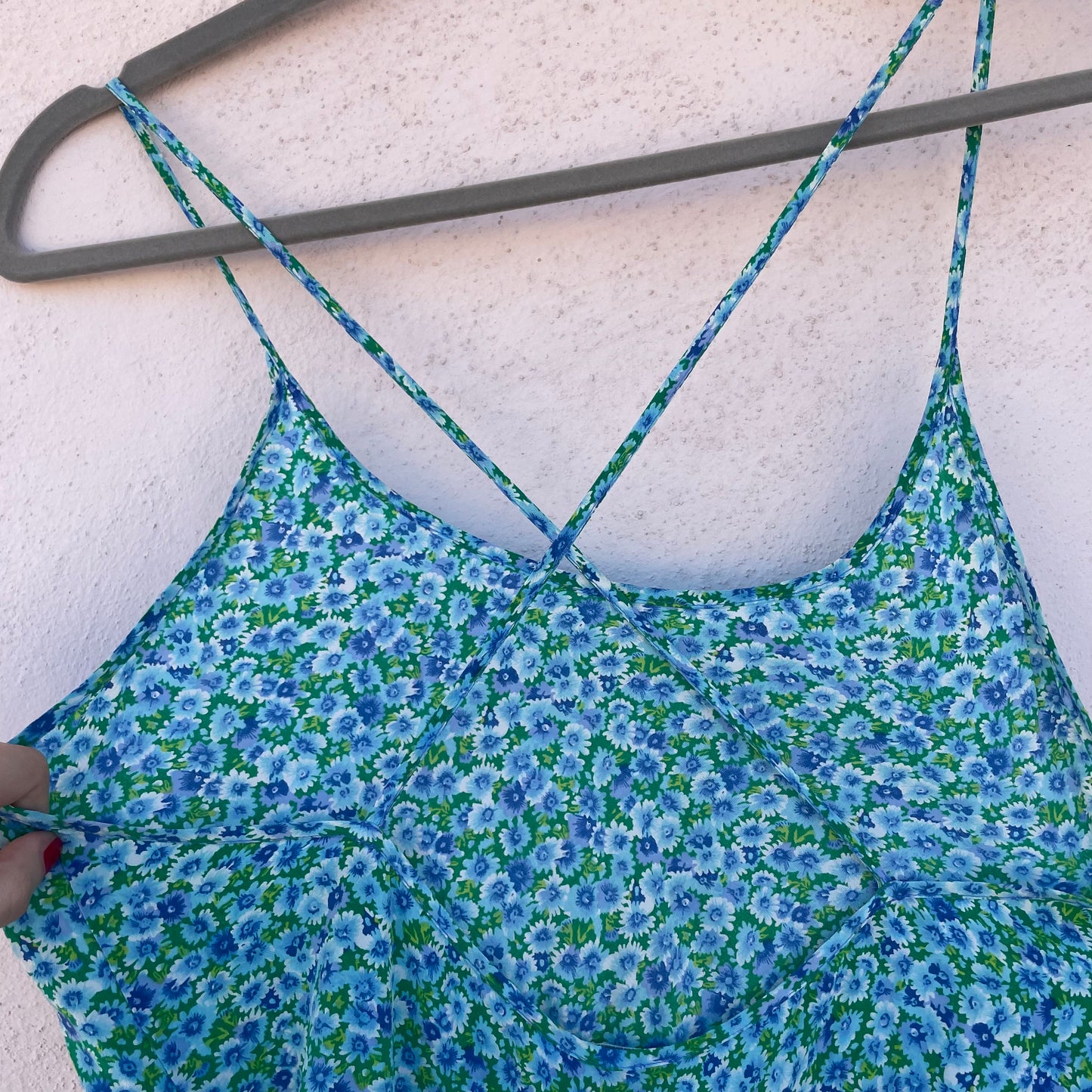 Slip dress seta fiorellini