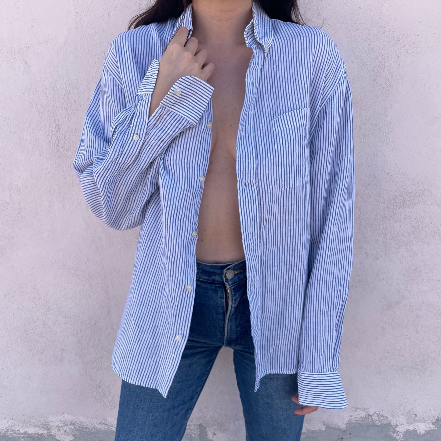 Camicia lino Blunauta