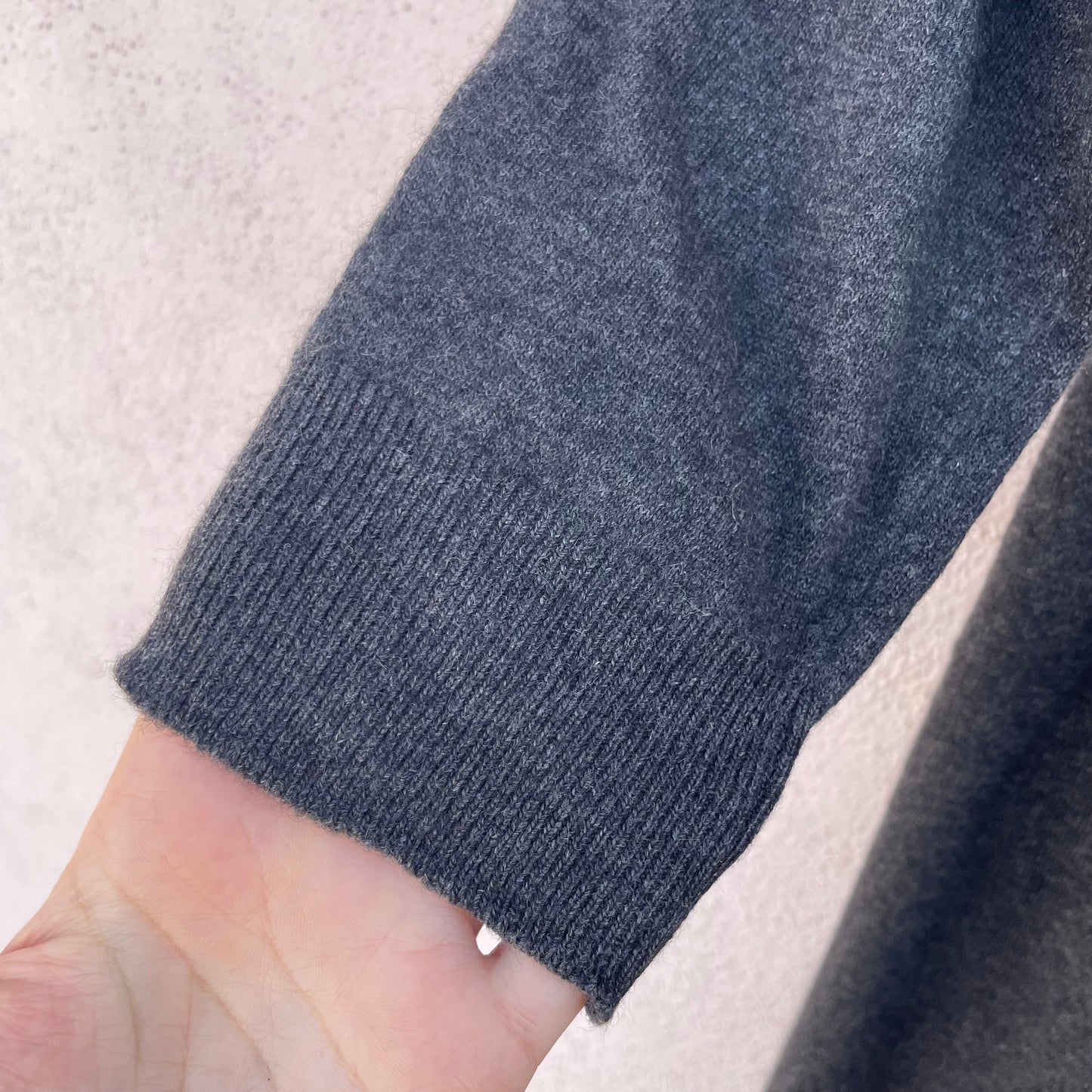 Abito antracite 100% cashmere