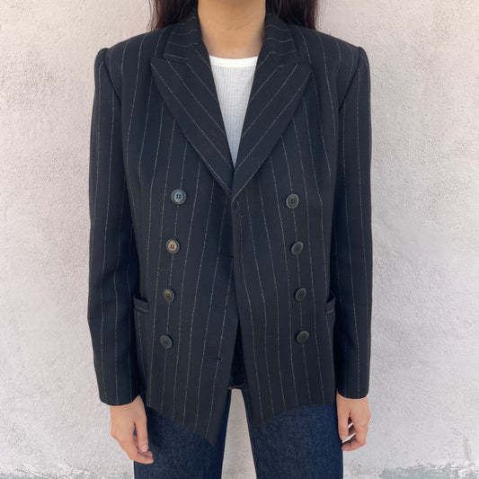 Blazer gessato Pierre Cardin