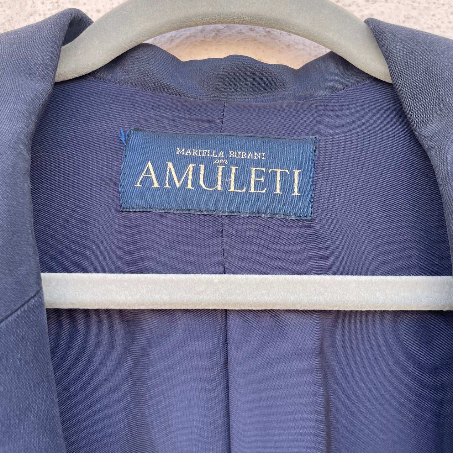 Blazer seta blu Mariella Burani