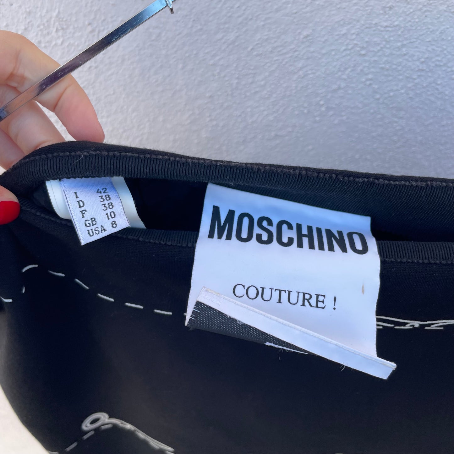 Gonna Moschino forbici