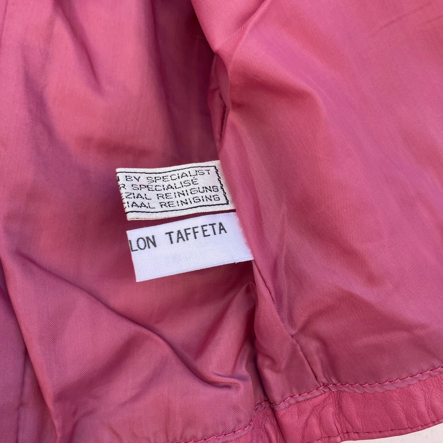 Bustier in pelle rosa antico