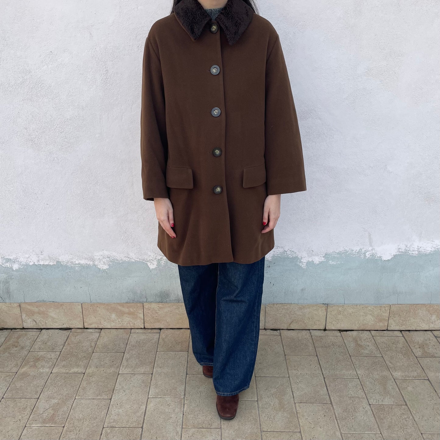 Cappotto tabacco Les Copains