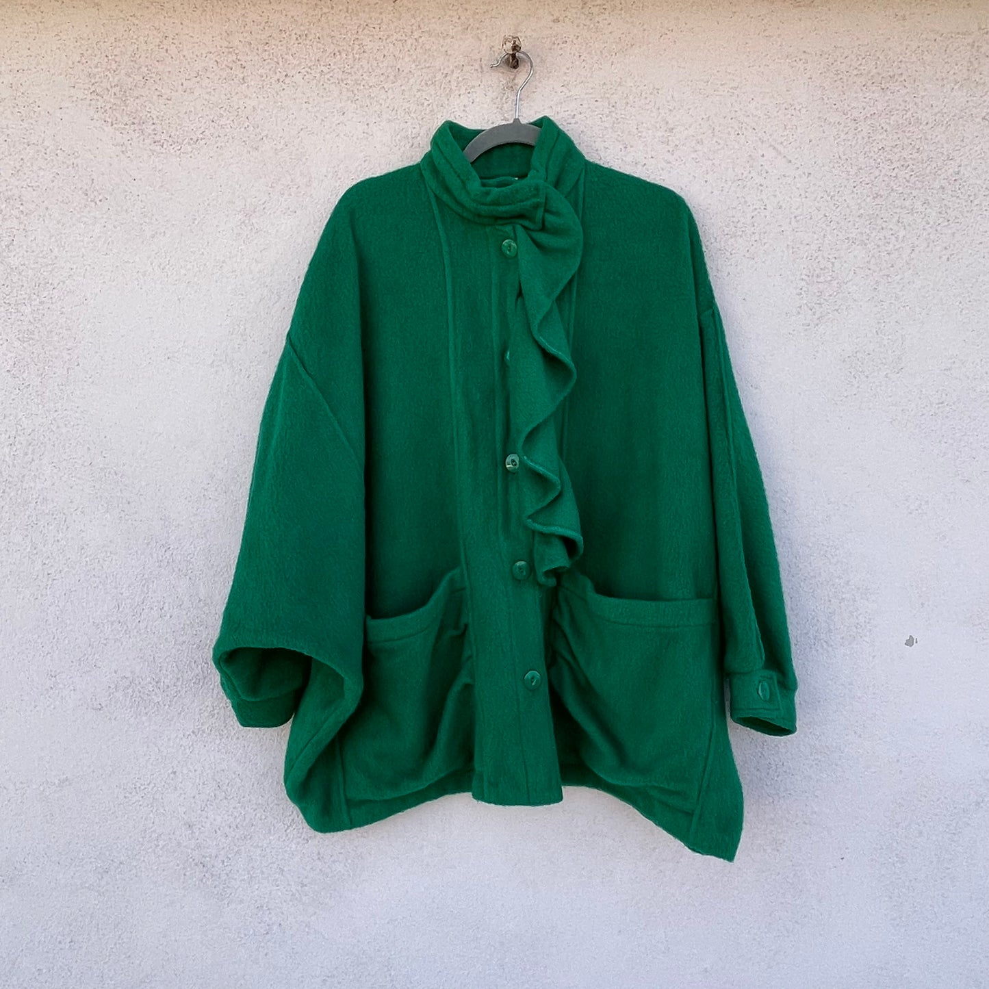 Cappotto verde smeraldo