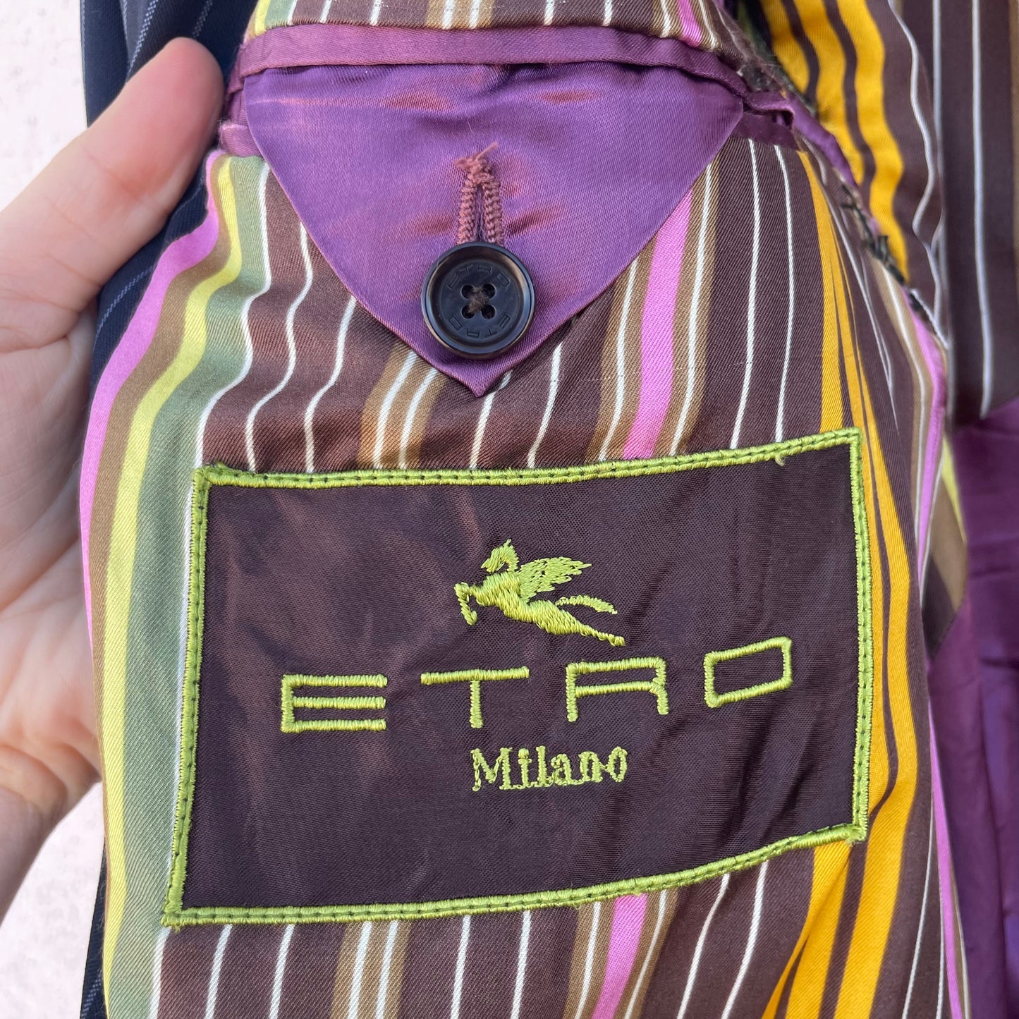 Blazer gessato Etro