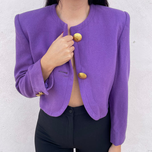 Blazer cropped Guy Laroche