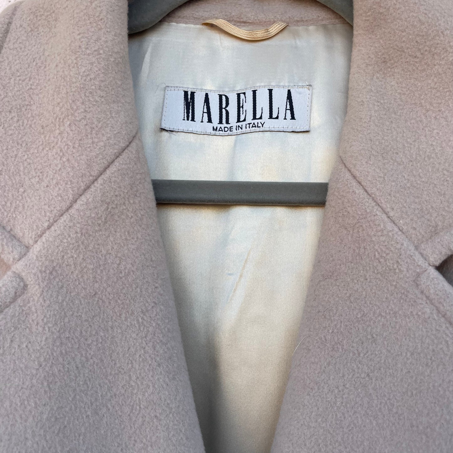 Cappotto greige chiaro Marella