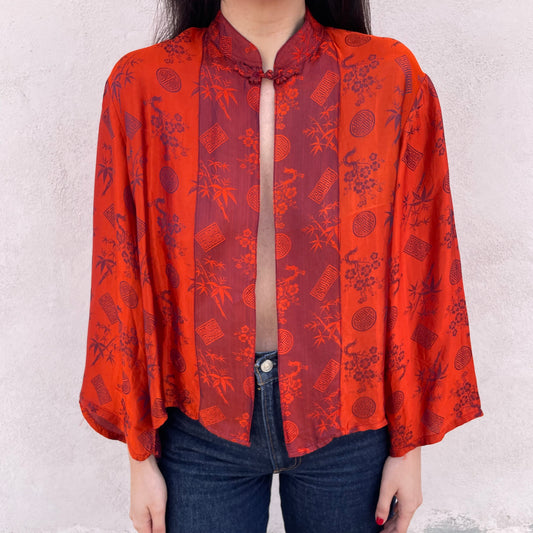 Camicia orientale arancio