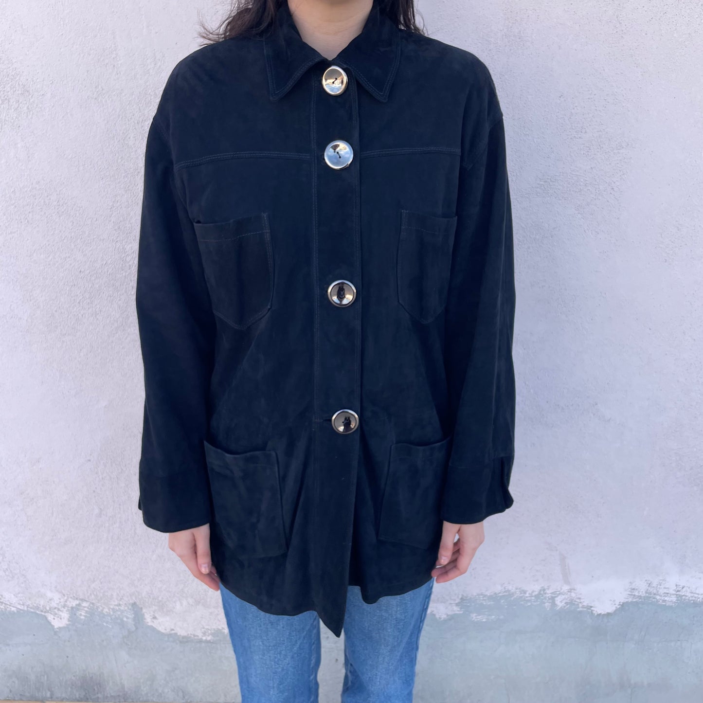 Giacca scamosciata Gai Mattiolo