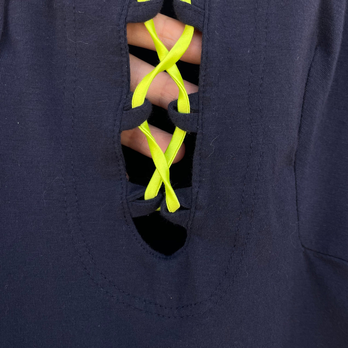 Body blu laccetto lime