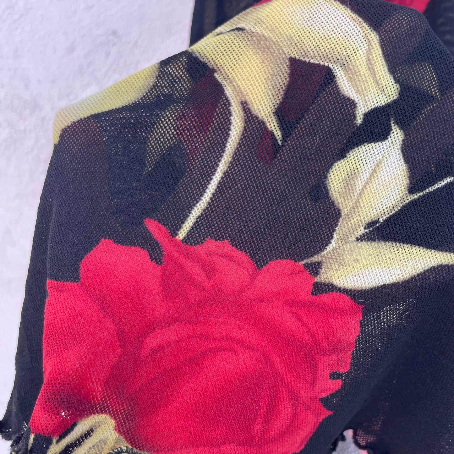 Abito rose mesh