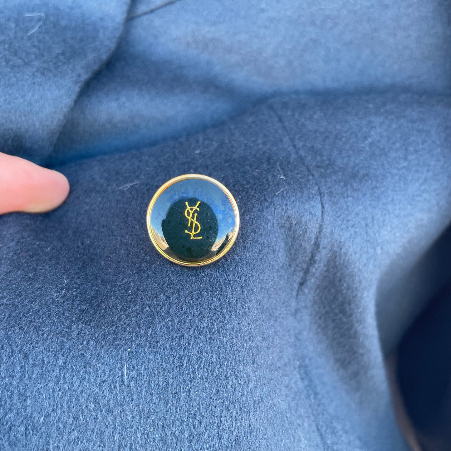 Blazer petrolio Yves Saint Laurent
