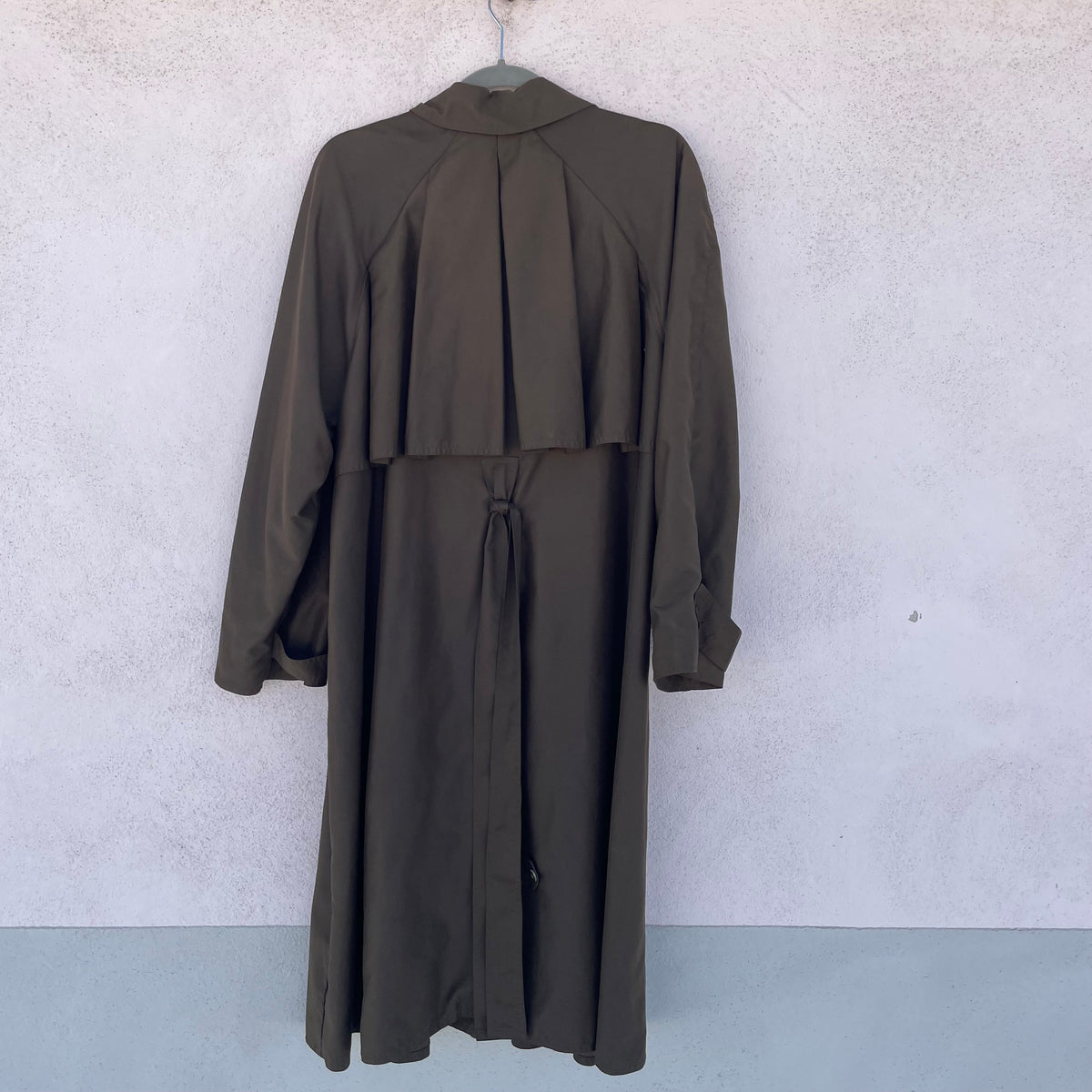 Trench verde oliva