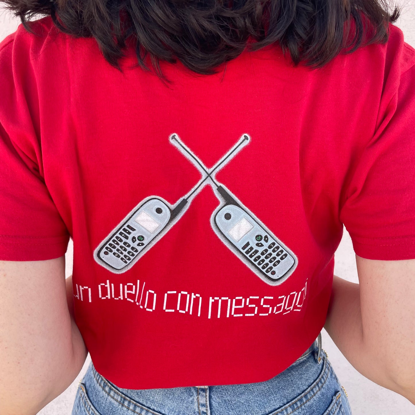 T-shirt Paperino Paperina sms