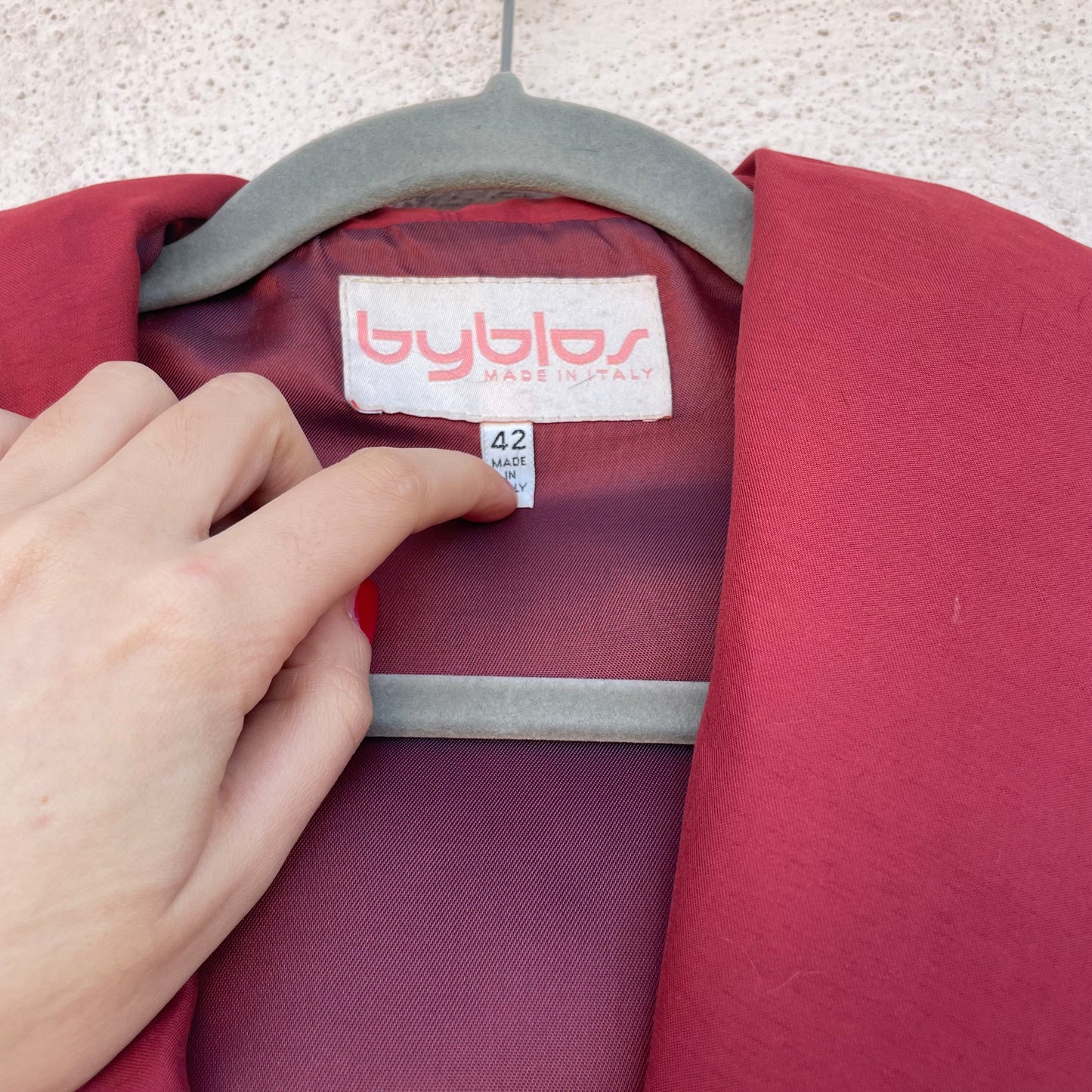 Piumino sfilata Byblos