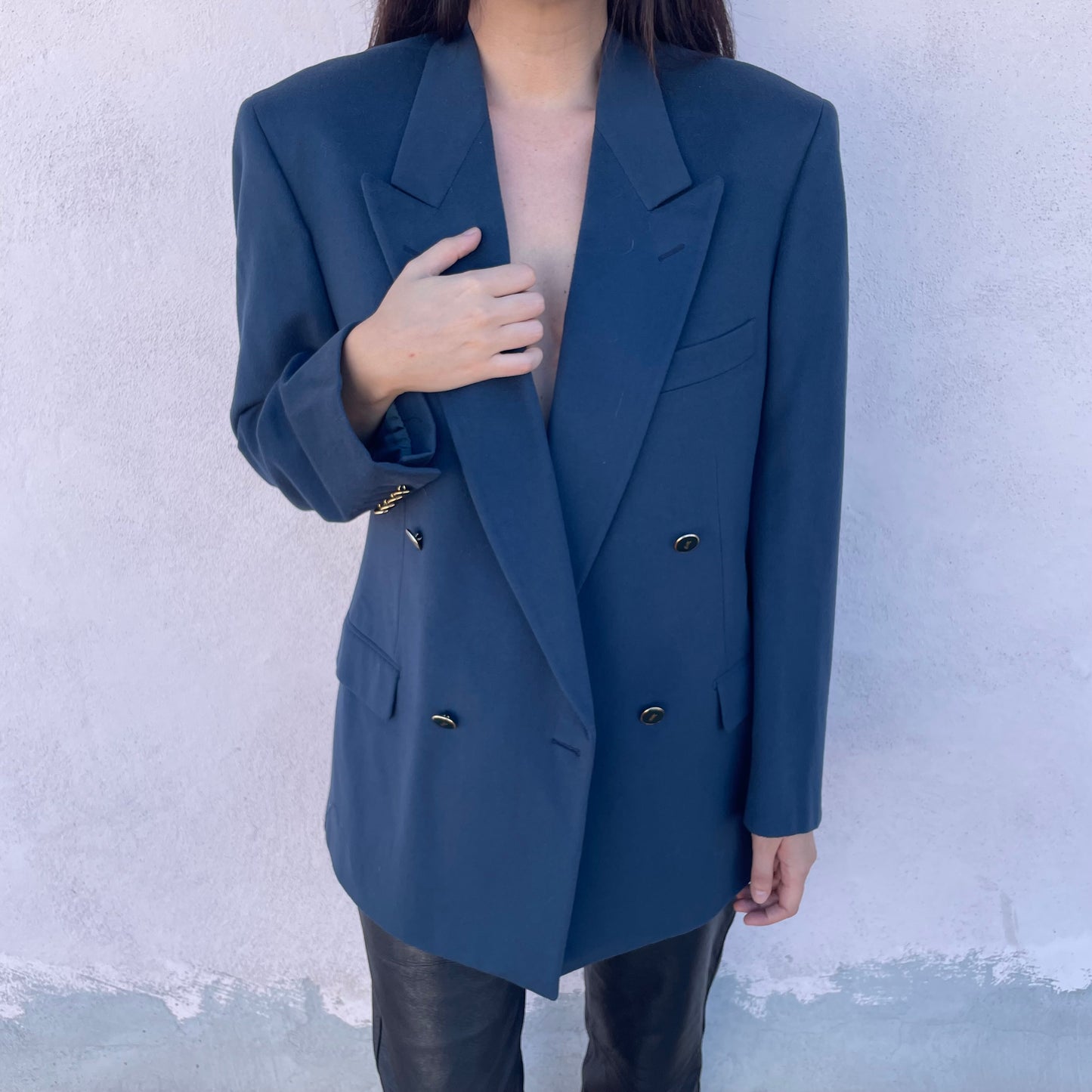 Blazer petrolio Yves Saint Laurent