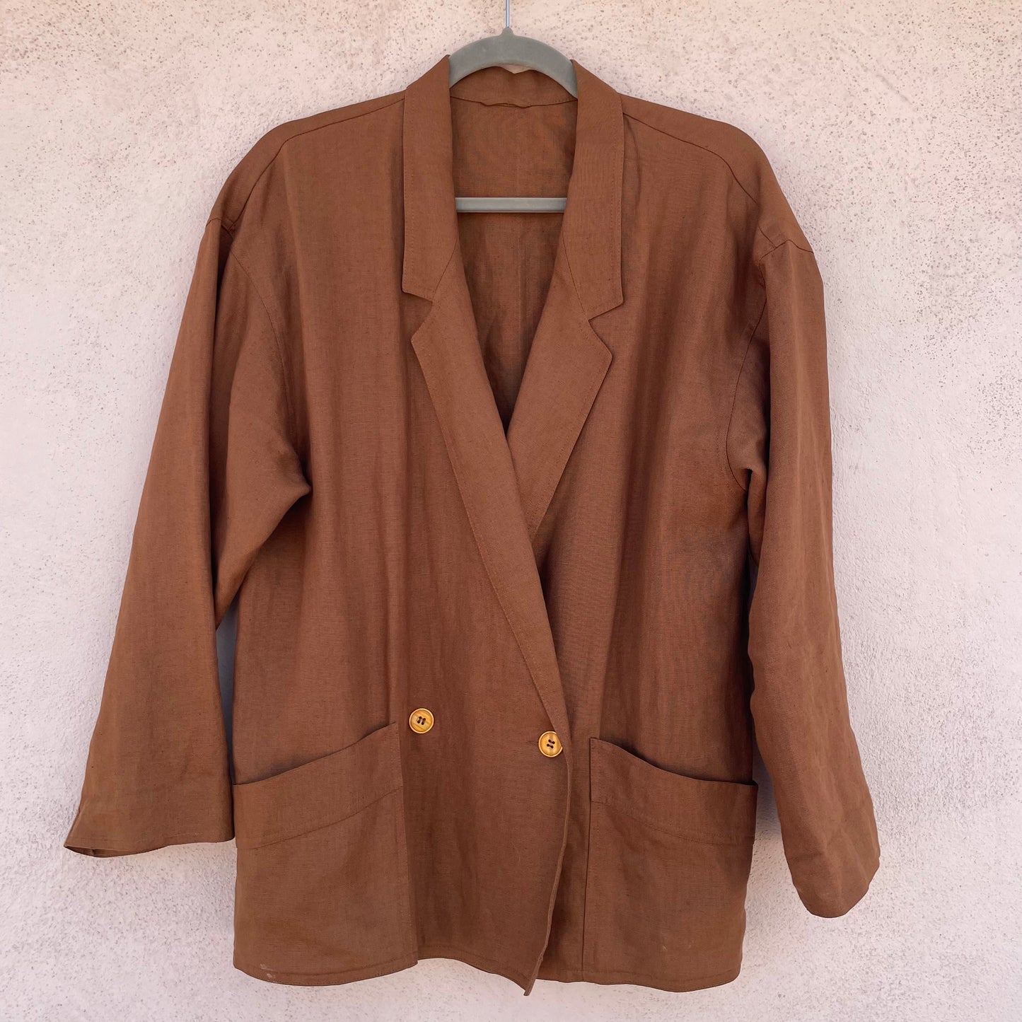 Blazer Marella lino tabacco
