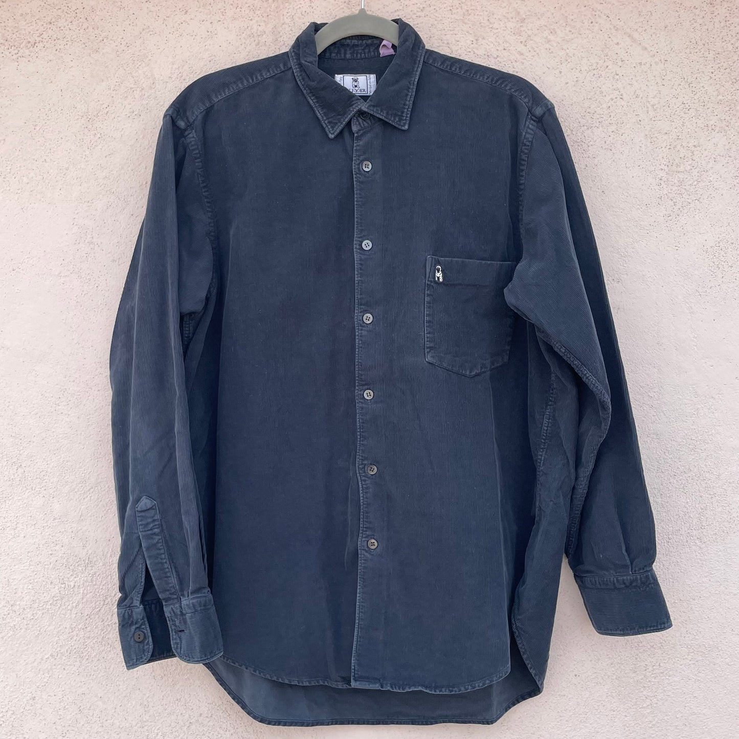 Overshirt blu Oliver Valentino