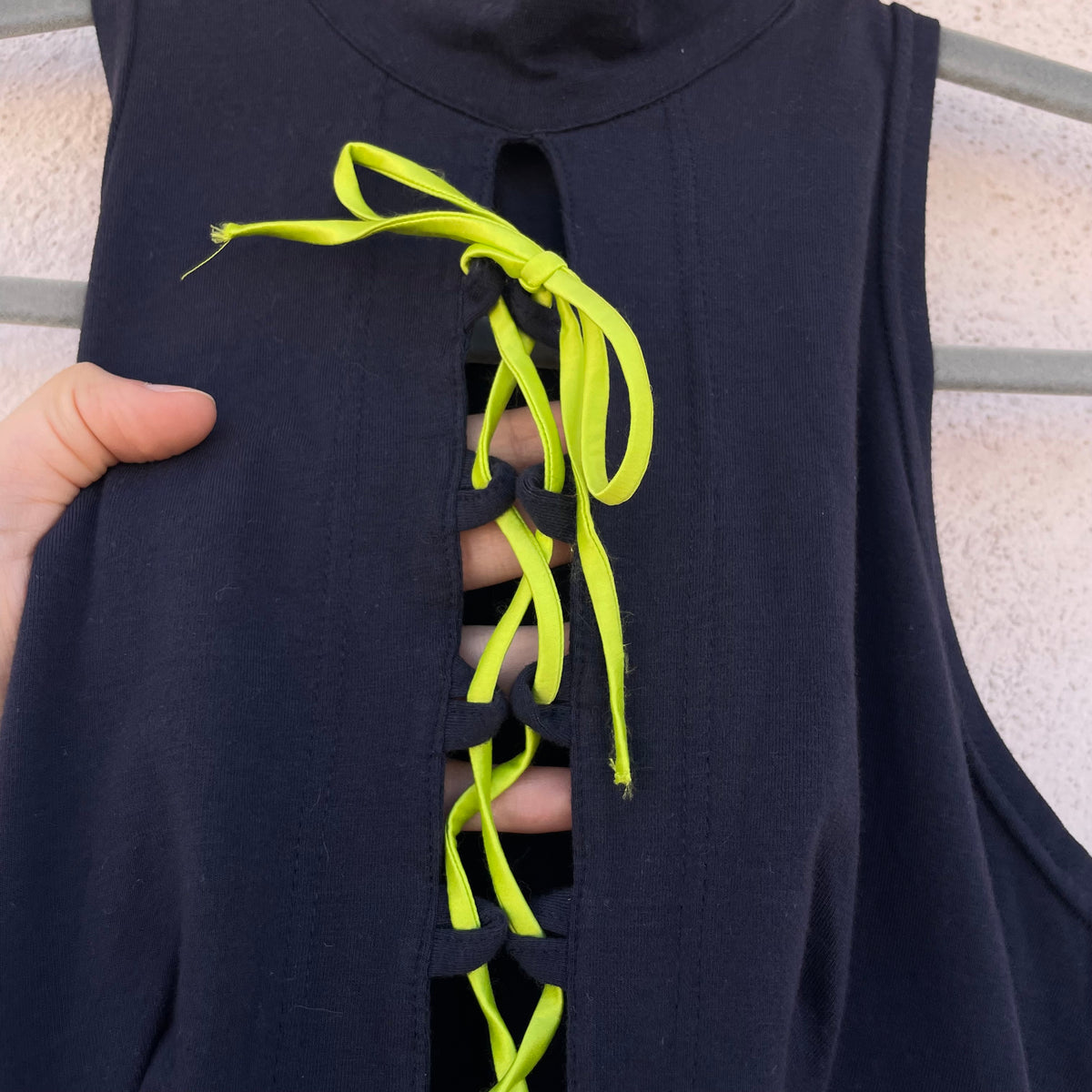 Body blu laccetto lime
