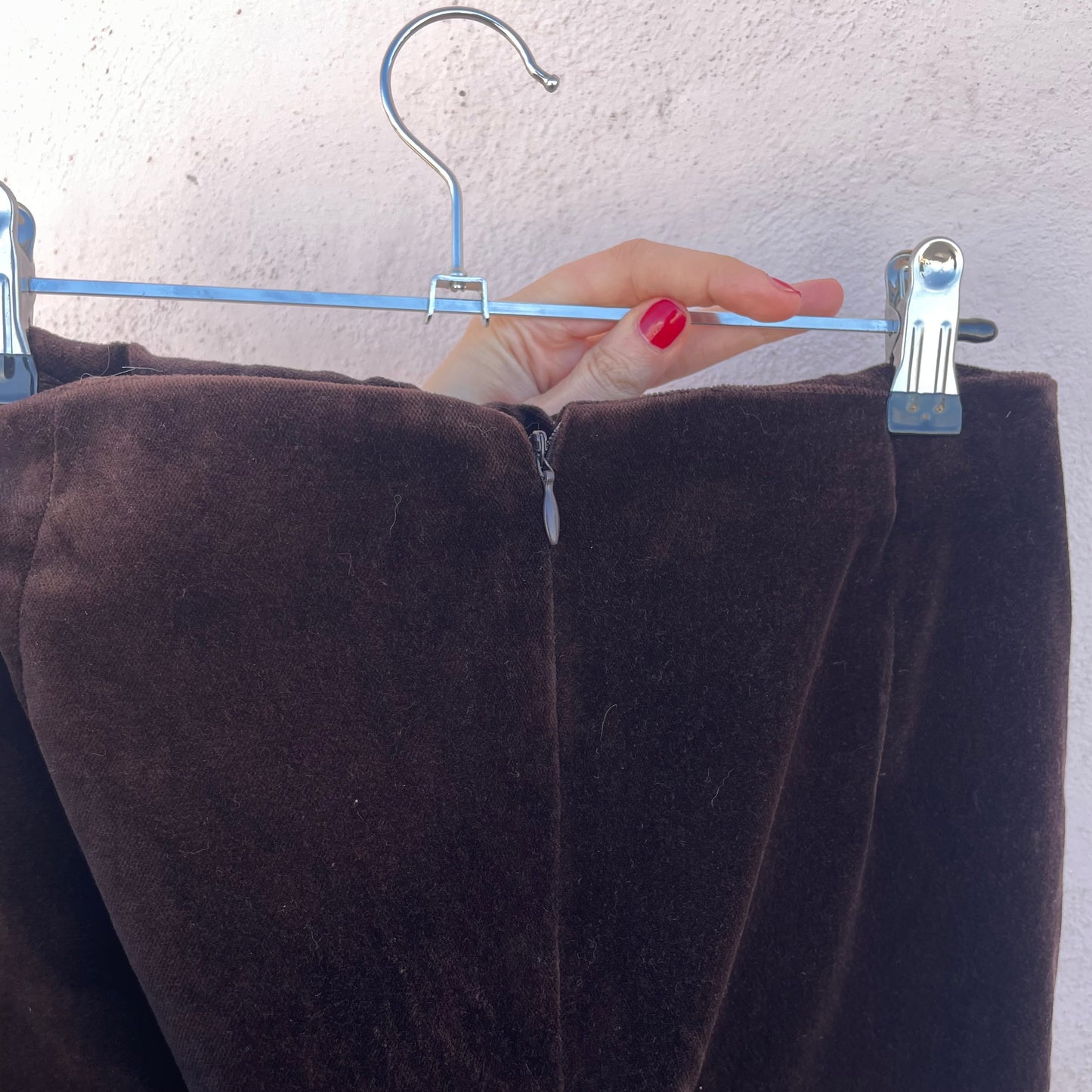 Mini velluto marrone