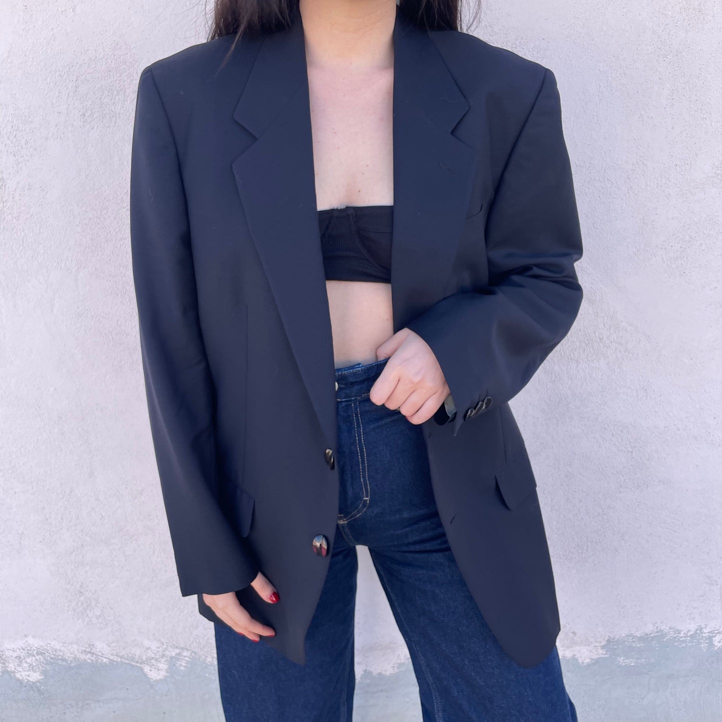 Blazer lana mohair primaverile
