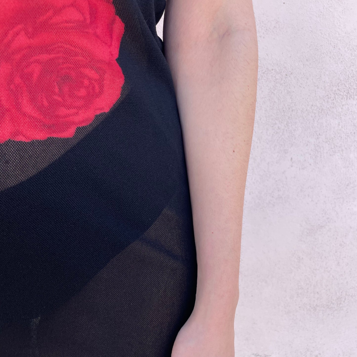 Abito rose mesh