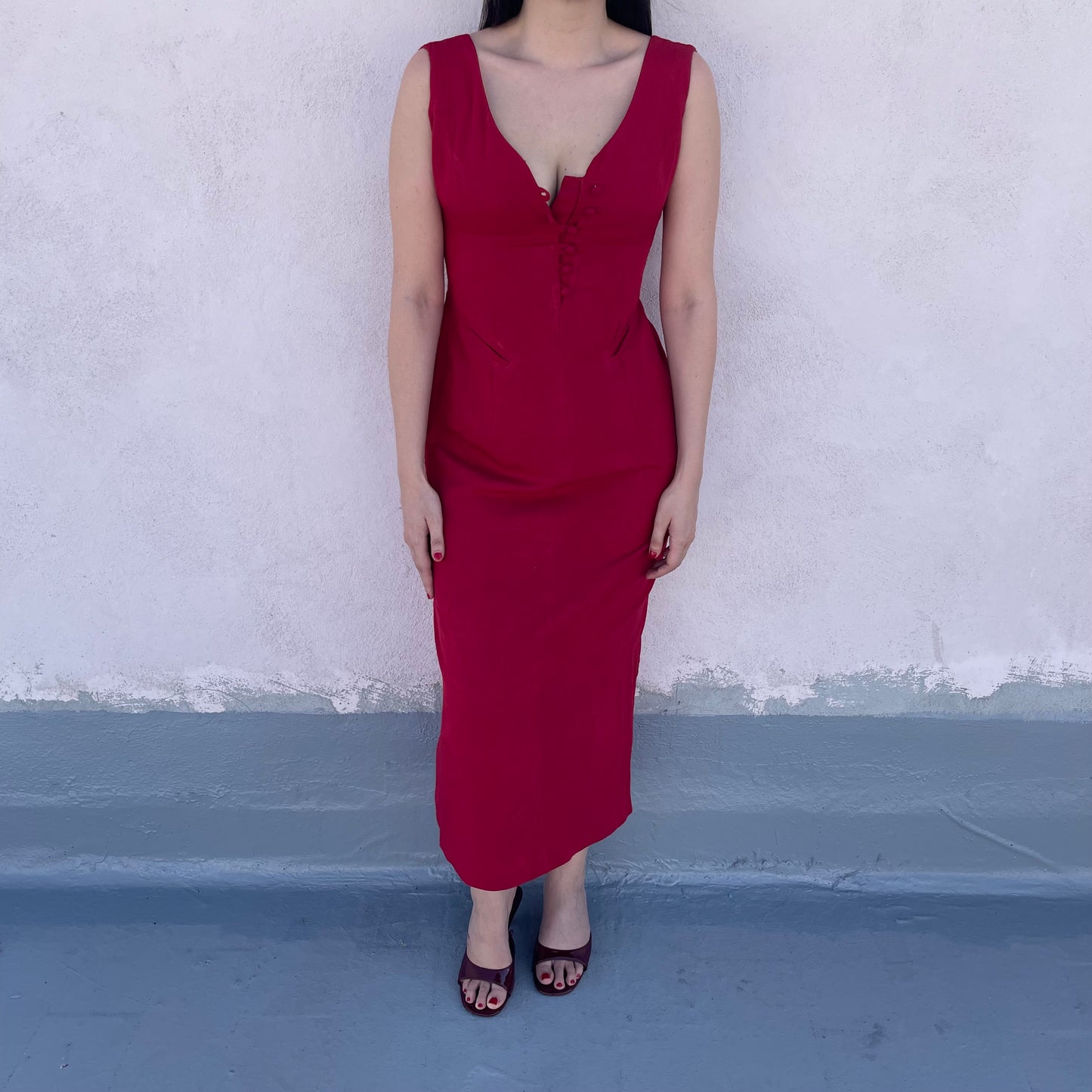 Abito rosso Monica