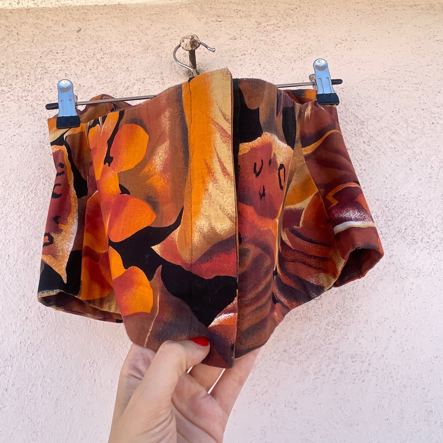 Top bustier ruggine