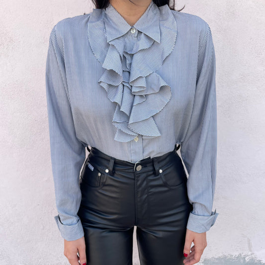 Camicia seta righe