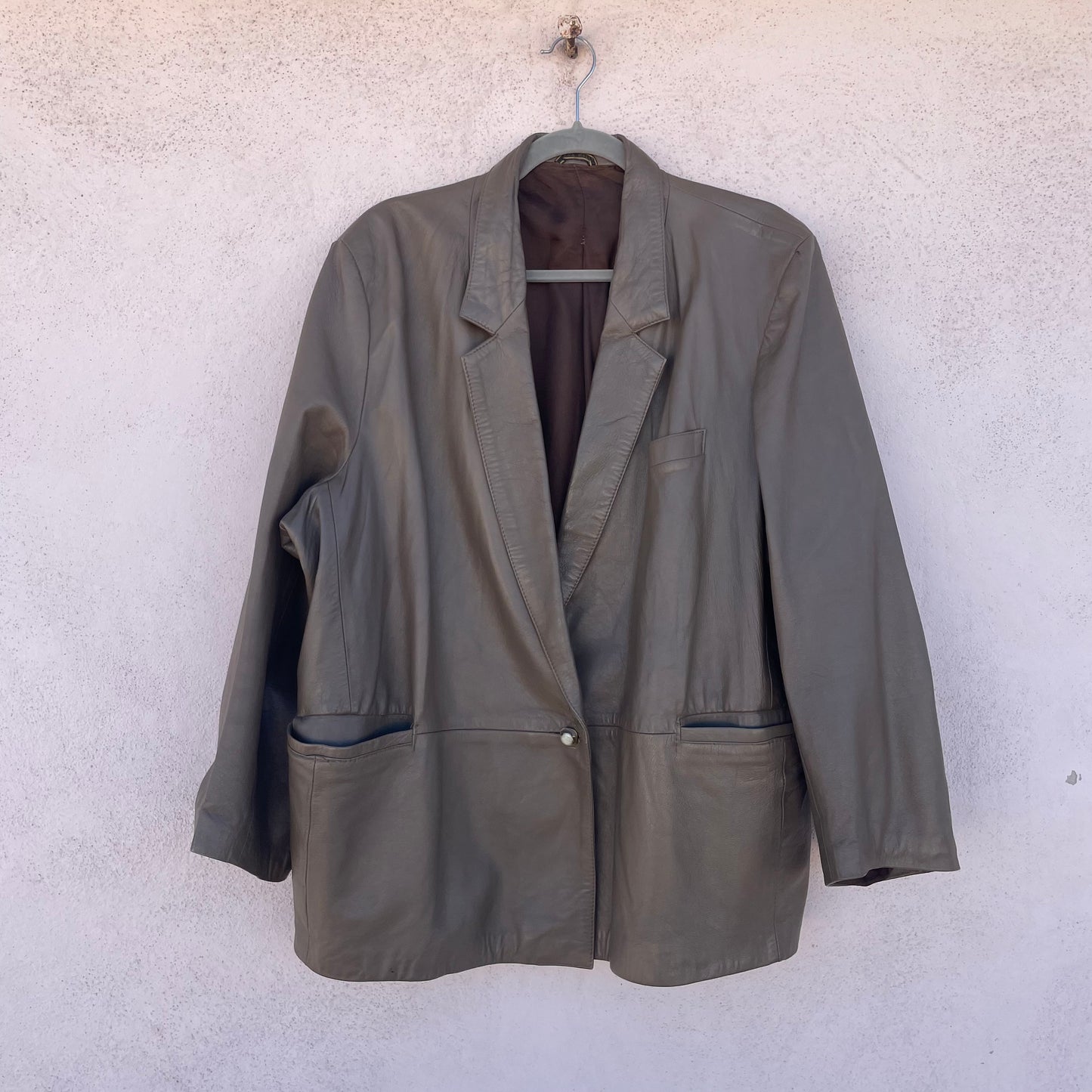 Blazer pelle fango