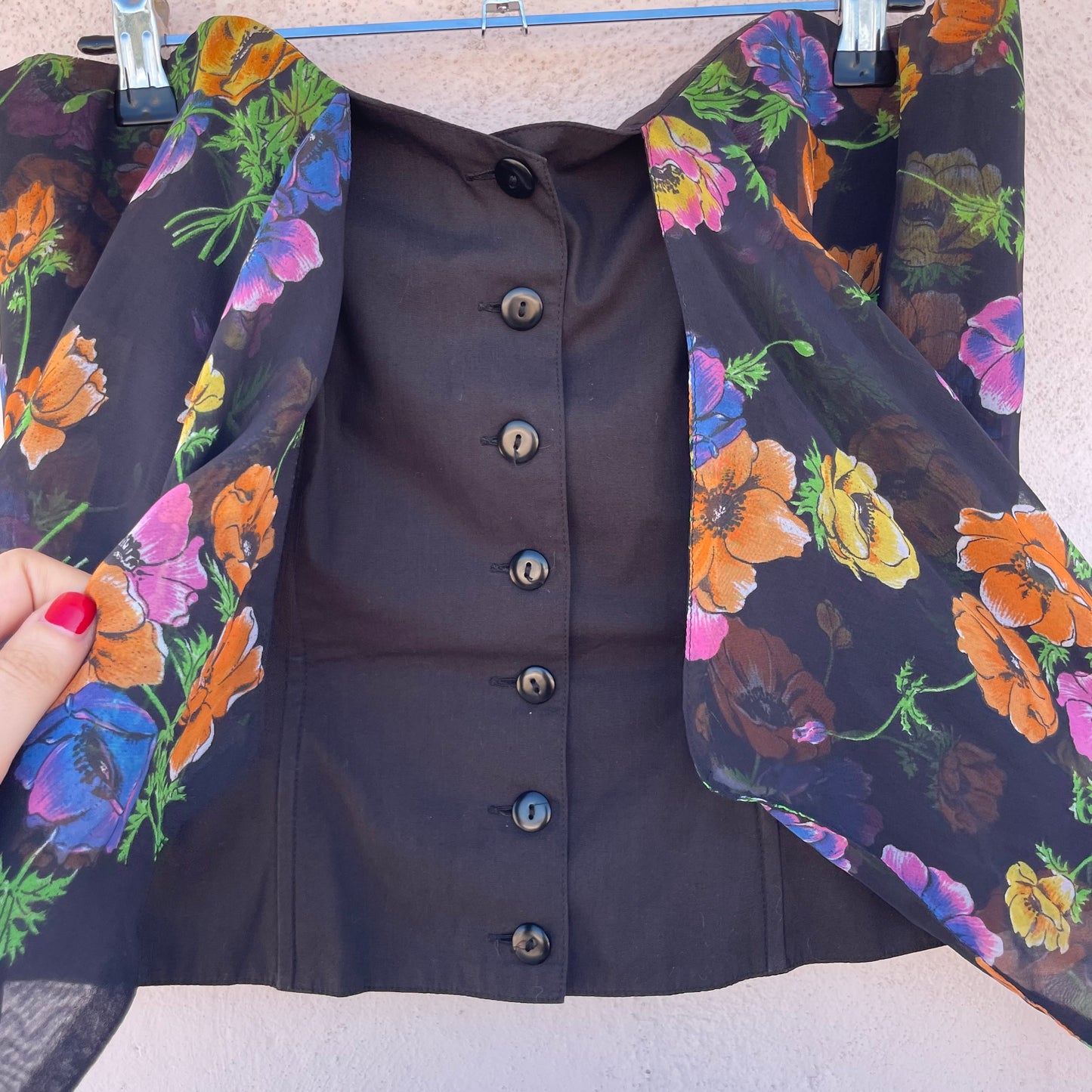 Top bustier foulard