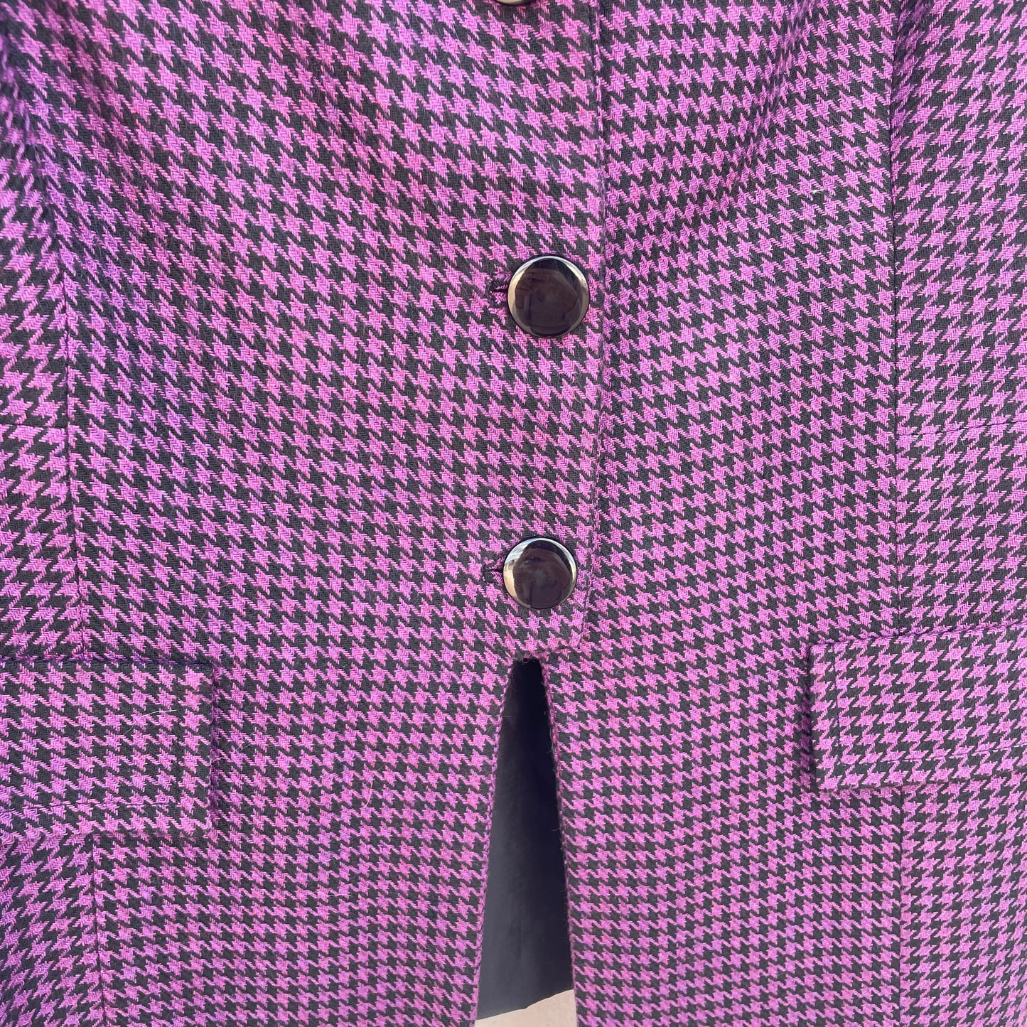 Blazer pied-de-poule viola